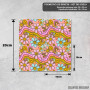 Podmetač Tie-dye cvetni print Podmetač Tie-dye cvetni print