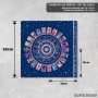 Podmetač Velika arcana zodijačkog točka u pastelnim tonovima Podmetač Velika arcana zodijačkog točka u pastelnim tonovima