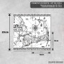 Podmetač Vintage mapa Cape Cod - crno-bela Podmetač Vintage mapa Cape Cod - crno-bela