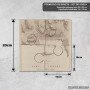 Podmetač Vintage mapa Njuporta, RI iz 1781. godine Podmetač Vintage mapa Njuporta, RI iz 1781. godine