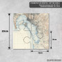 Podmetač Vintage mapa San Dijega, Kalifornija 1902 Podmetač Vintage mapa San Dijega, Kalifornija 1902