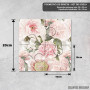 Podmetač Vintage shabby chic - ružičaste božićne ruže Podmetač Vintage shabby chic - ružičaste božićne ruže