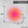 Podmetač Vintage šarenasti gradient Podmetač Vintage šarenasti gradient