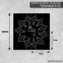 Podmetač Warli umetnost – plemenska slika Podmetač Warli umetnost – plemenska slika