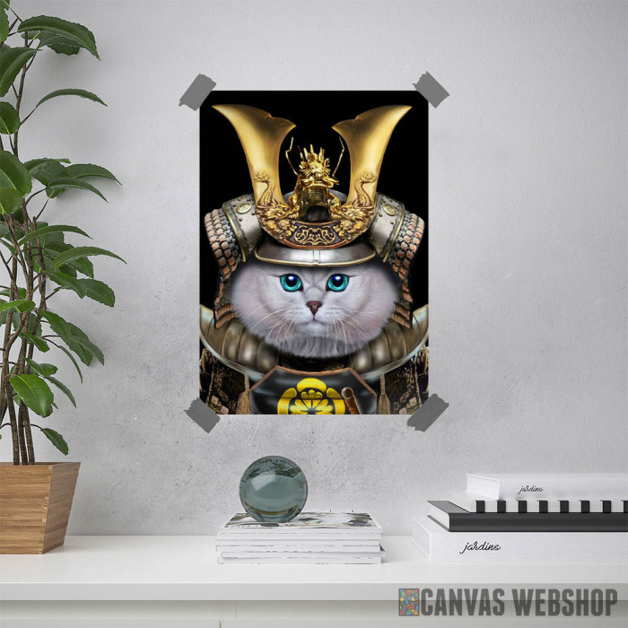 Japan Samurai Warrior Cat - klasičan poster