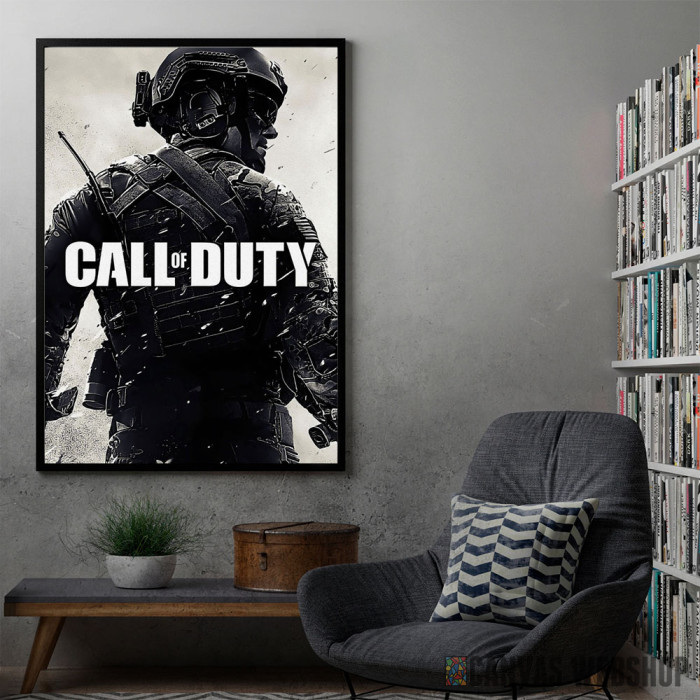 COD - uramljen poster