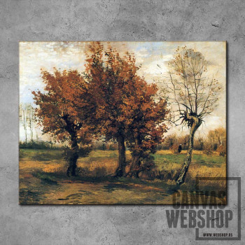 Jesenji pejzaž sa četiri drveta, Van Gog