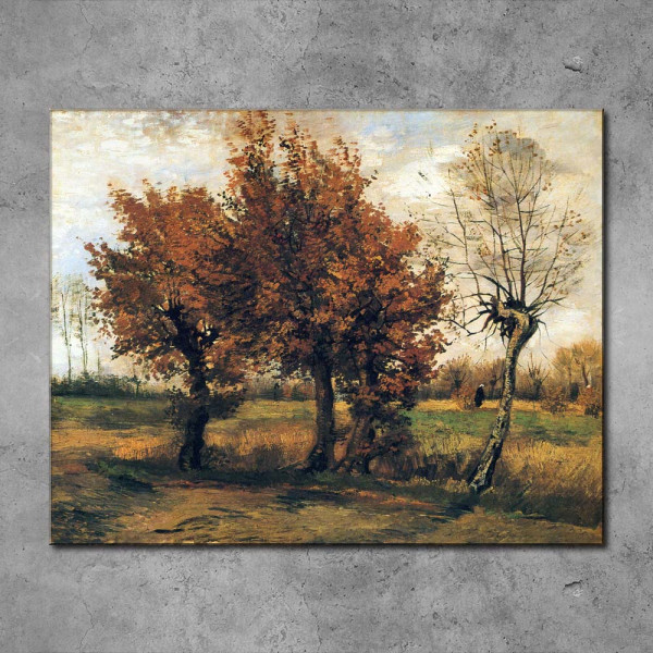 Jesenji pejzaž sa četiri drveta, Van Gog