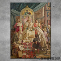 Sveti Sava blagosilja Srpčad, Uroš Predić