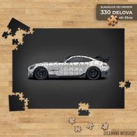 Slagalica AMG GT Black Series Beli Slagalica AMG GT Black Series Beli