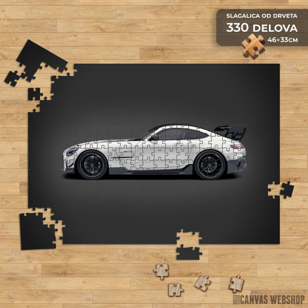 Slagalica AMG GT Black Series Beli Slagalica AMG GT Black Series Beli