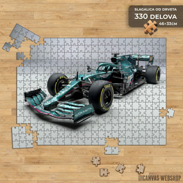 Slagalica Aston Martin F1 bolid Slagalica Aston Martin F1 bolid