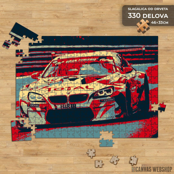 Slagalica BMW trka Slagalica BMW trka