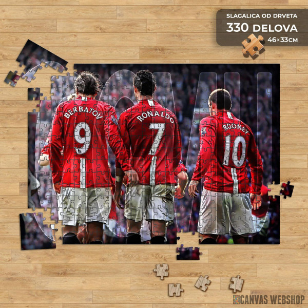 Slagalica Berbatov, Ronaldo, Rooney - Man Utd Slagalica Berbatov, Ronaldo, Rooney - Man Utd