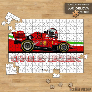 Slagalica Charles Lecrerc Ferrari
