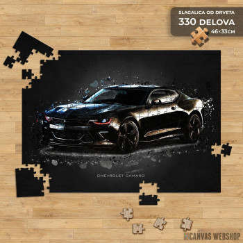 Slagalica Chevrolet Camaro crni