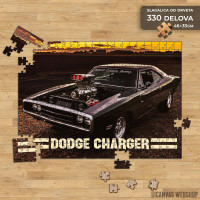 Slagalica Dodge Charger crni Slagalica Dodge Charger crni