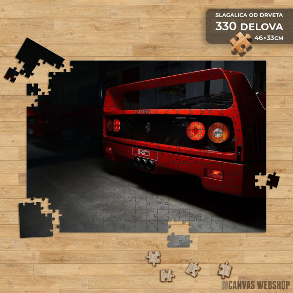 Slagalica F40 zadnji deo Slagalica F40 zadnji deo