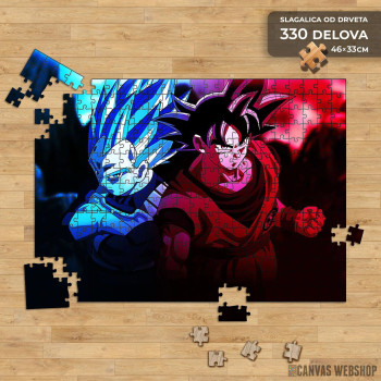 Slagalica Goku i Vegeta