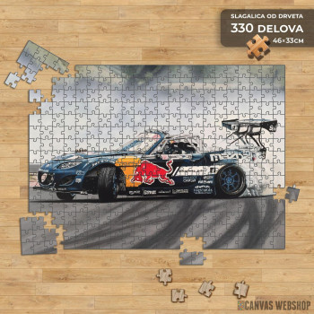 Slagalica Mazda Red Bull drift Slagalica Mazda Red Bull drift