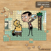 Slagalica Mačka bi da peca Mr Bean Slagalica Mačka bi da peca Mr Bean