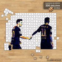 Slagalica Messi i Neymar