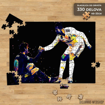 Slagalica Messi i Ronaldo