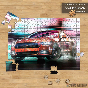 Slagalica Mustang uljane boje Slagalica Mustang uljane boje