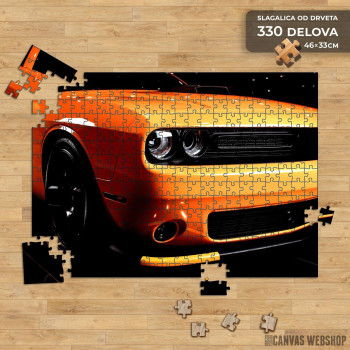 Slagalica Narandžasti Mustang