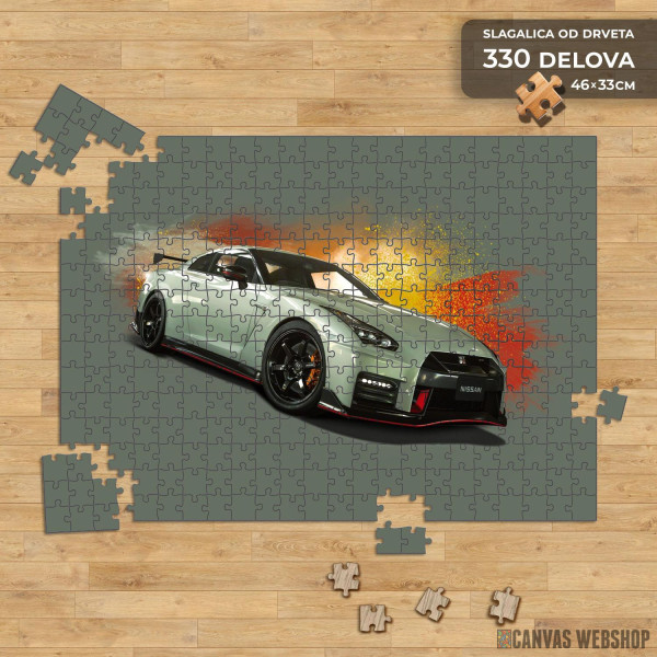 Slagalica Nissan GTR slika