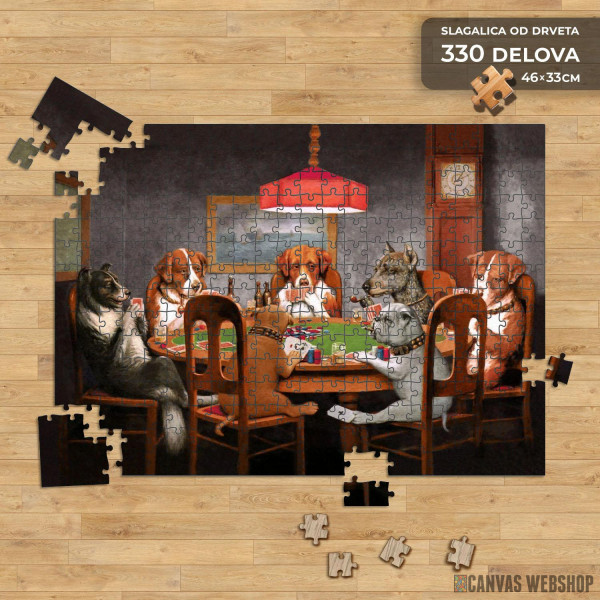 Slagalica Psi igraju poker