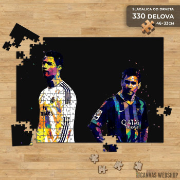 Slagalica Ronaldo i Messi