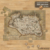 Slagalica Skyrim mapa Slagalica Skyrim mapa