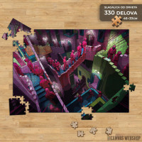 Slagalica Squid Game crtež Slagalica Squid Game crtež
