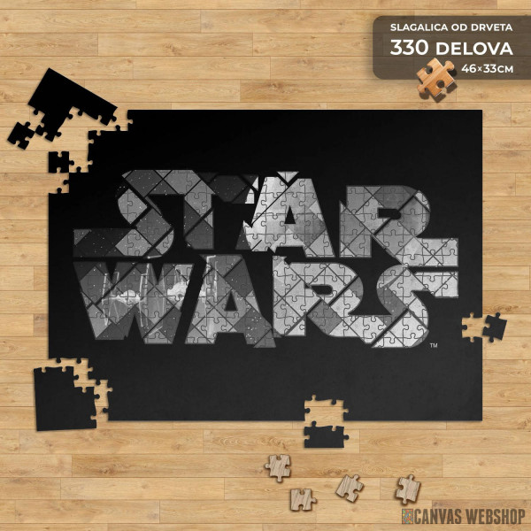 Slagalica Star Wars logo Slagalica Star Wars logo