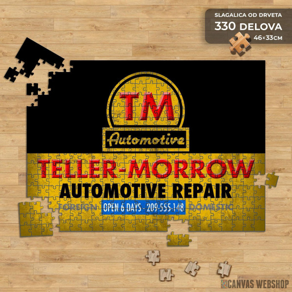 Slagalica Teller-Morrow automehaničarska radnja Slagalica Teller-Morrow automehaničarska radnja
