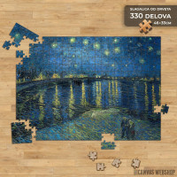 Slagalica Van Gogh Zvezdana noć iznad Rone Slagalica Van Gogh Zvezdana noć iznad Rone