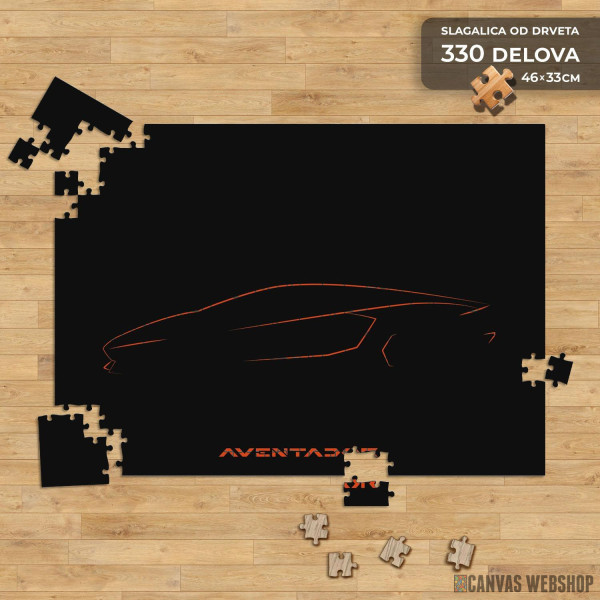 Slagalica kontura Aventador