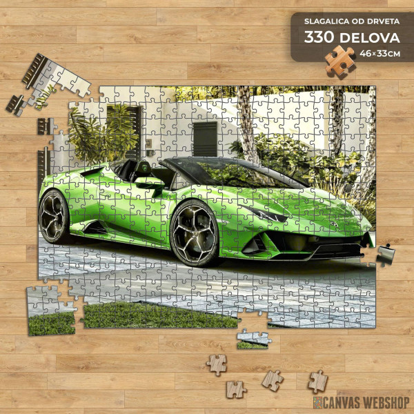 Slagalica zeleni kabriolet Huracan Slagalica zeleni kabriolet Huracan