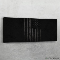 Slika Crna americka zastava