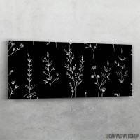 Slika Divlje cvece crno