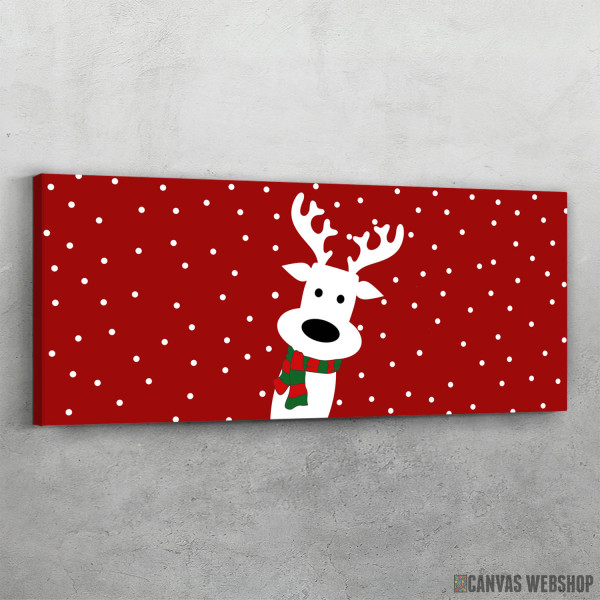 Slika Irvas u sneznom danu