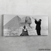Slika Louis armstrong egipatske piramide