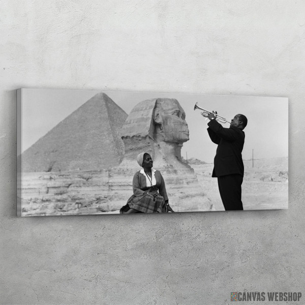 Slika Louis armstrong egipatske piramide