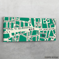 Slika Mapa pariza