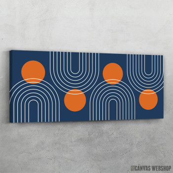 Slika Moderna geometrija sunce i duga