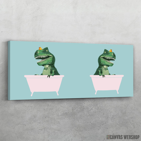 Slika Razigrani t rex u kadi