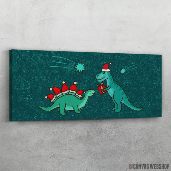 Slika Slatki dinosaurus sa poklonom