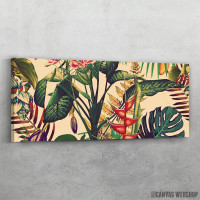 Slika Tropska flora zeleno