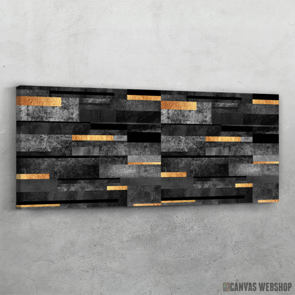 Slika Urbana crna i zlatna